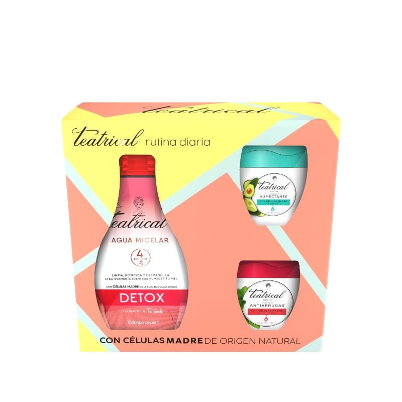 Teatrical - Pack Micelar+Humect+Antiarruga