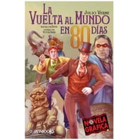 Latinbooks - La Vuelta Al Mundo En 80 Días - Novela Gráfica Blanco