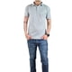 thumbnail image 3 of Polera Piqué Hombre Algodon Textura Suave Botones Diseños 4055, 3 of 4