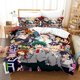 thumbnail image 3 of New My Hero Academia Bedding Set Japan Anime Soft Bedclothes Single Double Queen Twin Duvet Cover Teens Boys Bed Linen, 3 of 5