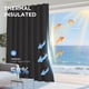 thumbnail image 4 of Cortinas opacas Joydeco de lino natural, 94 x 160 cm, 2 paneles, 4 of 9