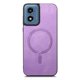 thumbnail image 4 of Magnetic Slim Case for Motorola Moto G Play 2024 4G with Camera Guard & Anti-Scratch Back Purple, 4 of 5