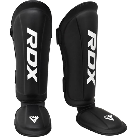 Espinilleras RDX para kickboxing, muay thai, piel maya, piel negra