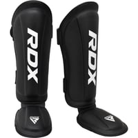 Espinilleras Rdx Para Kickboxing, Muay Thai, Piel Maya, Piel Negra