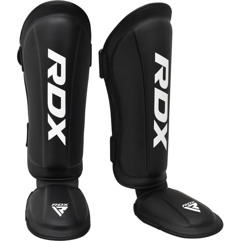 Espinilleras Rdx Para Kickboxing, Muay Thai, Piel Maya, Piel Negra