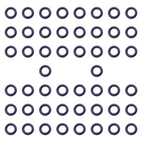 Magideal - 50 Juntas Tóricas De Goma, Junta Tórica De Goma Para Válvula De Control De Aire, 9,7 Mm X 4 Mm, Reparación De Pedales De Cambiador De Neumáticos, Kits