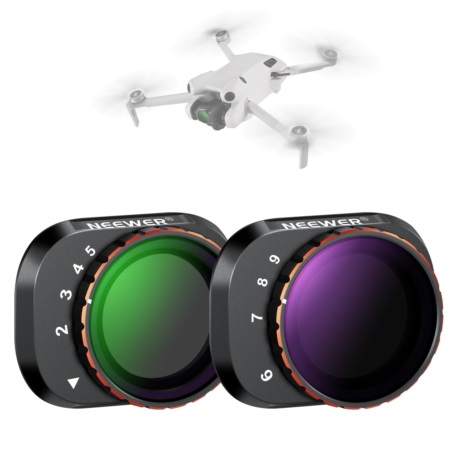 Set De Filtros Nd Variables Neewer Para Dron Dji Mini 4 Pro
