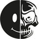 thumbnail image 1 of Sticker Smile Skull Emoji Logo Auto Camioneta Suv, 1 of 3