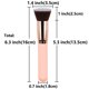 thumbnail image 2 of Pinceles de Maquillaje Reazana 2 pzs 16 cm para Polvo y Rubor, 2 of 9