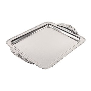 Magideal - Bandeja Para Almacenar Alimentos, Bandeja Para Servir, Resistente A Los Arañazos, Versátil, Plato De Postre, Plato Rectangular Para Bufé, Bodas, Hogar Pequeño