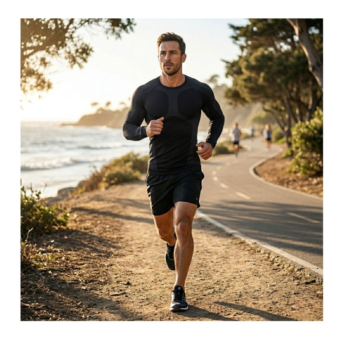 Genérico - Primera Capa Térmica Hombre/mujer Sin Costuras Running Outdoor