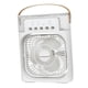 thumbnail image 2 of Ventilador De Nebulización Pequeño Ventilador De Refrigeración Silencioso 3 Velocidades Ventiladores USB Para Automóvil Interior Oficina Blanco, 2 of 5