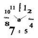 thumbnail image 3 of Reloj De Pared DIY Reloj Digital Pegatina Acrílico Calcomanía Para Decoración Del Hogar Oficina Grande Negro, 3 of 5