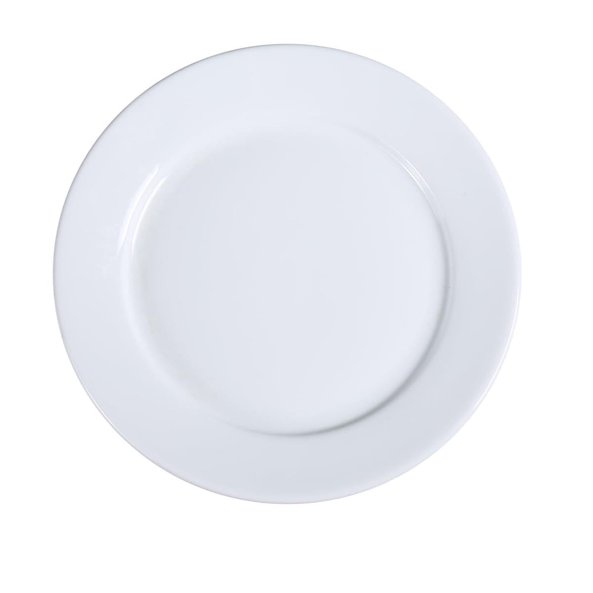 Plato Llano Yanco Colección Abco, Porcelana Superblanca, 30 Cm