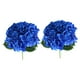 thumbnail image 1 of Ramo De Flores Con Tallos, Flor De Hortensia Para Compromiso, Boda, Fiesta, Azul Oscuro, 2 Uds., 1 of 3