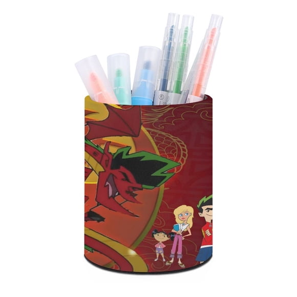 Porta Lápices Cilíndrico Dragón Americano Jake Long