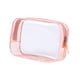 thumbnail image 1 of Bolsa De Maquillaje Transparente, Bolsa De Cosméticos De Viaje Para Mujer, Bolsa Organizadora De Maquillaje Rosa, 1 of 5