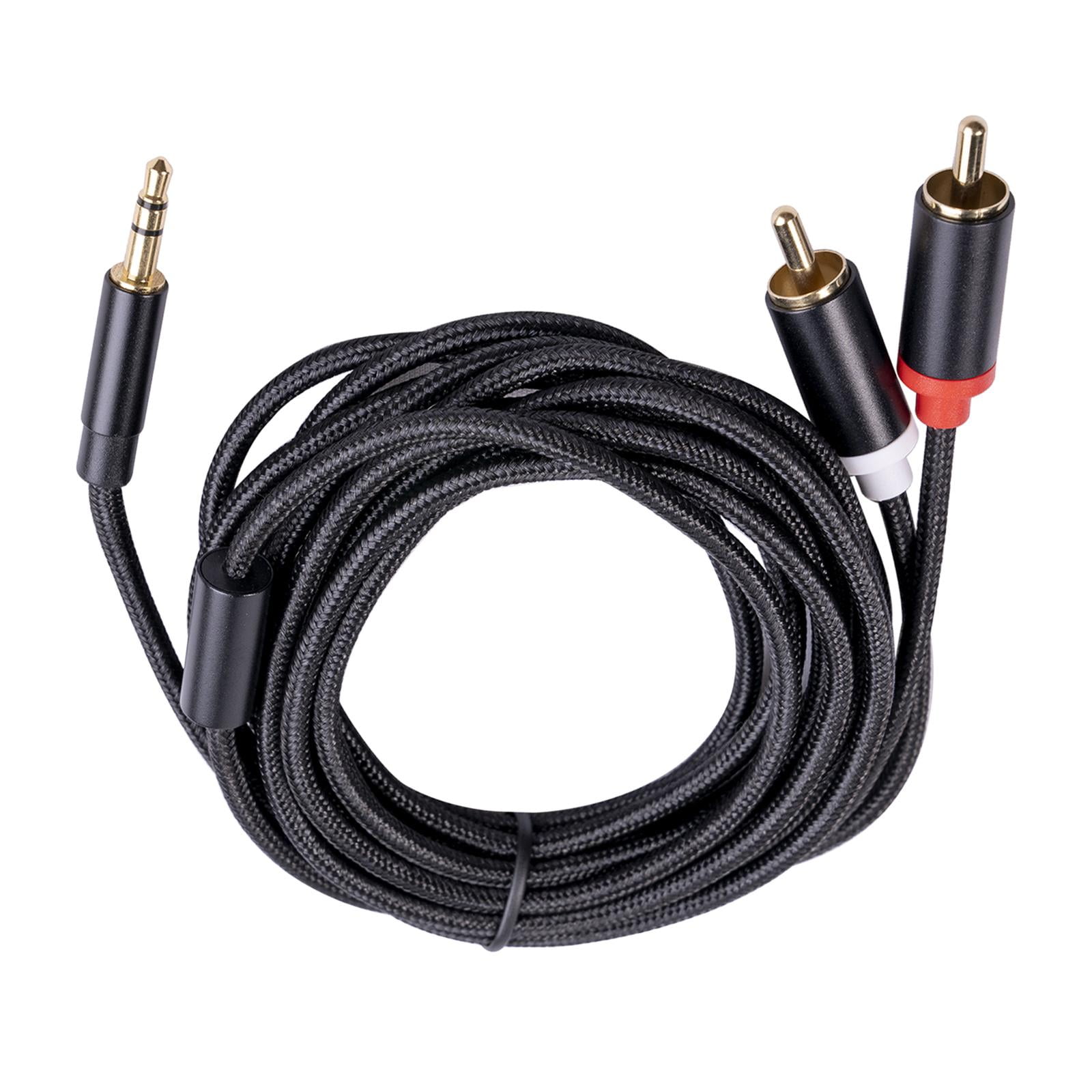 Bothyi - Rca A 3,5 Mm Para Amplificador De Teatro Cable Auxiliar Auriculares Rca A Aux 3m