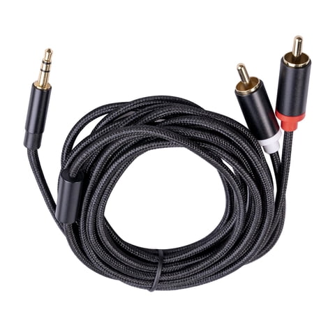 Bothyi - Rca A 3,5 Mm Para Amplificador De Teatro Cable Auxiliar Auriculares Rca A Aux 3M