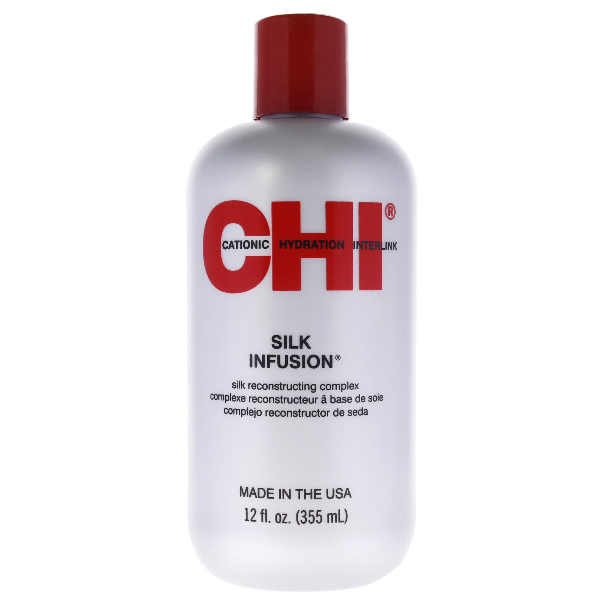 Chi - Complejo Reconstructor De Infusión De Seda De Para Unisex - Tratamiento De 12 Oz