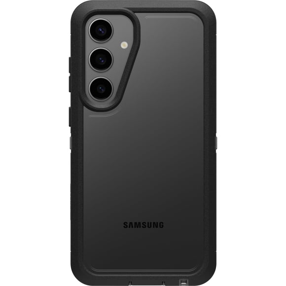 Funda OtterBox para Samsung Galaxy S24+ Defender XT, transparente, lado oscuro