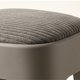 thumbnail image 5 of Taburete apilable acolchado gris, 5 of 5