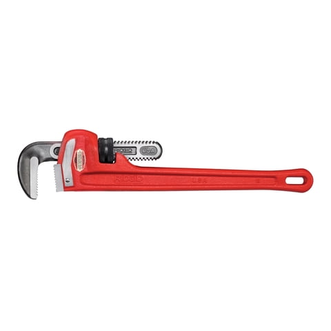 Llave Para Tubos Ridgid 31025 Modelo 18, De Alta Resistencia, Recta, 45 Cm