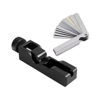 Magideal - Herramienta De Separación De Bujías, Calibre De Espesores, Tamaño De Separación Ajustable, Accesorio Universal De Trabajo De Precisión Fácil De Usar P Negro