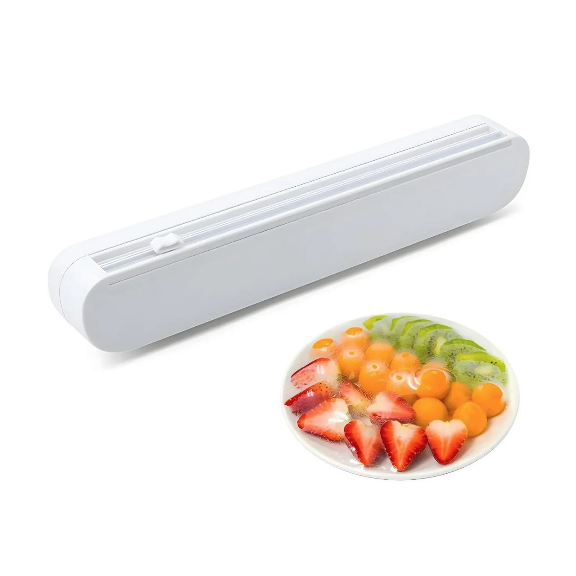 Tomasstore - Dispensador De Papel Alusa Cortador Film Porta Rollo Cocina