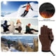 thumbnail image 2 of Guantes de invierno para hombre con dedos táctiles Guantes de invierno para hombre Guantes cálidos para pantalla táctil Guantes a prueba de viento para hombre Guantes para hombre con dedos táctiles Gu, 2 of 5
