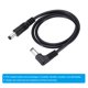 thumbnail image 4 of Uxcell Cable de Extensión de Alimentación de CC de 2 Pies 5.5mm x 2.1mm Macho a Macho, 2 Adaptadores de Cable de Ángulo Recto de 90 Grados, Negro, 4 of 4