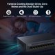 thumbnail image 4 of Conmutador PoE Real HD 10 puertos 8 PoE+ 2 Uplink 100 Mbps 120 W, 4 of 7