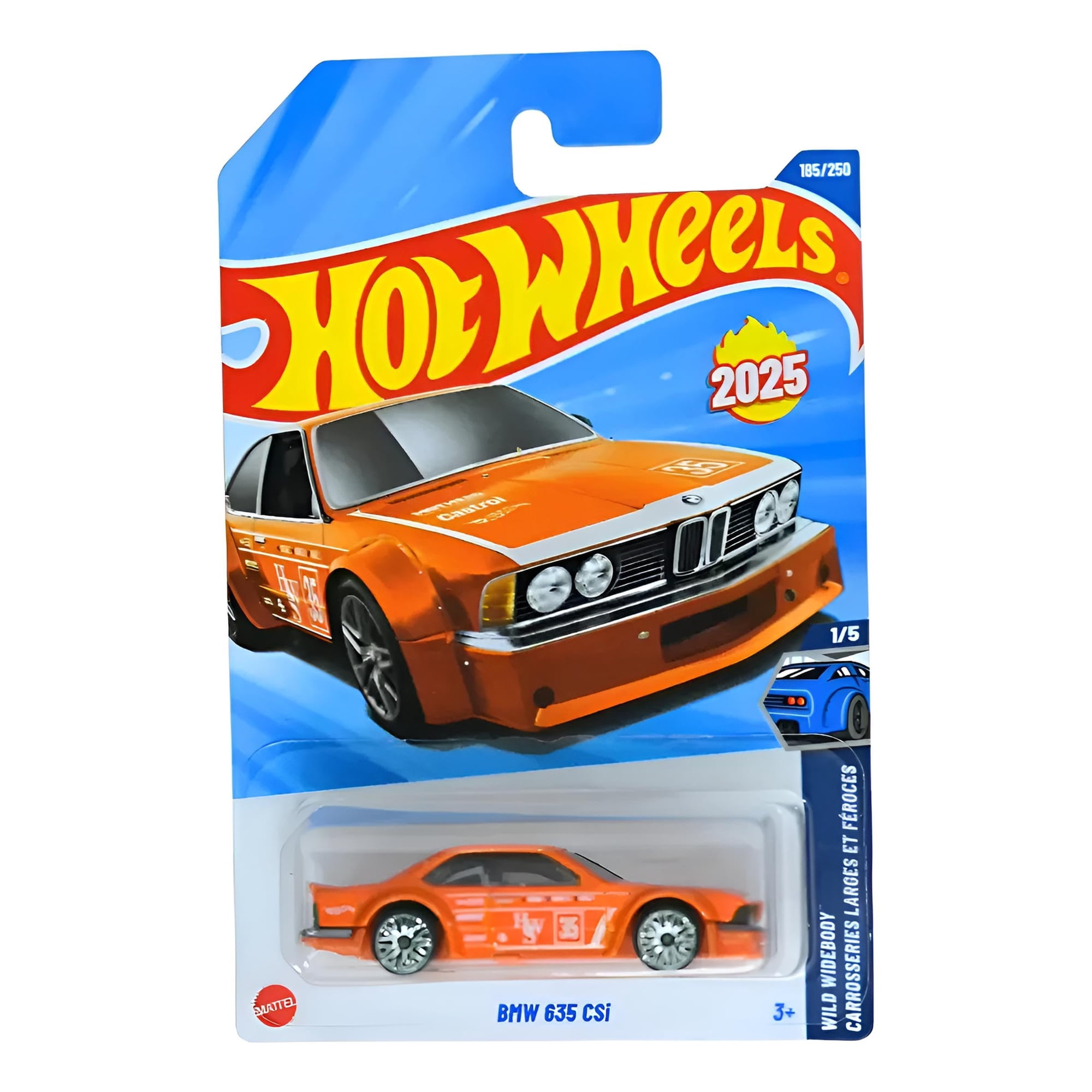 Coche De Juguete Hot Wheels Bmw 635 Csi Wild Widebody 1:64 Fundido A Presión