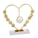 thumbnail image 4 of Figura De Bola De Cristal Con Forma De Corona, Elegante Adorno De Escritorio Para Estantería, Escritorio, Estantería, Corazón, 4 of 5