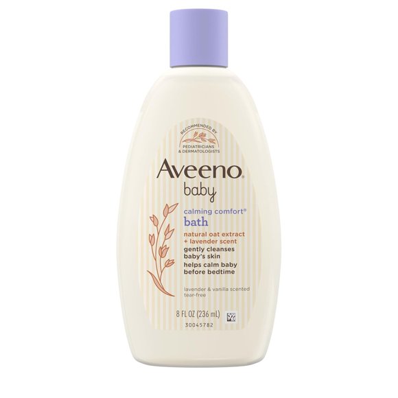 Aveeno Baby Calming Comfort Bath & Body Wash, Lavanda y Vainilla