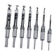 thumbnail image 5 of Broca de herramienta eléctrica de agujero cuadrado, herramientas de Hardware de cincel para carpintería, broca para agujeros HSS duradera para carpint 7 piezas B, 5 of 5
