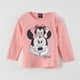 thumbnail image 1 of Polera Manga Larga Niña Minnie Kitty Rosado Disney, 1 of 4