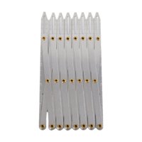 Magideal - Guía De Botón Espaciador De Ojal De Calibre De Costura En Expansión Para Agujeros De Botón Marcado Colocación De Tornillos De Carpintería Decoración