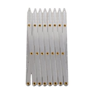 Magideal - Guía De Botón Espaciador De Ojal De Calibre De Costura En Expansión Para Agujeros De Botón Marcado Colocación De Tornillos De Carpintería Decoración