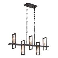 Genérico - Lampara Colgante Candelabro Moderno 6 Luces Sala Cocina Lau