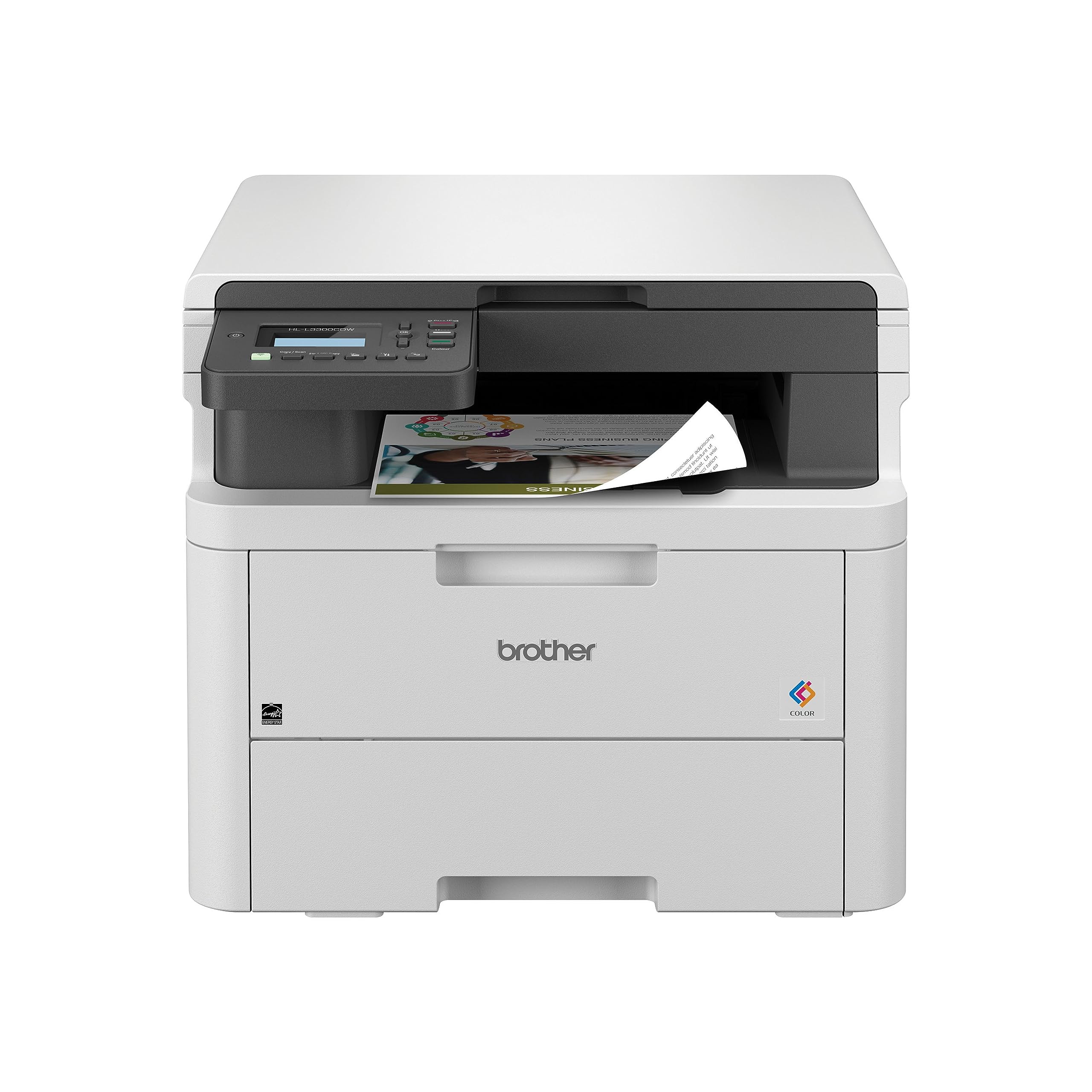 Impresora Brother Hl-L3300Cdw Inalámbrica En Color 3 En 1 Con Copia Y