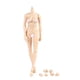 thumbnail image 5 of 1/6 Figura Femenina Cuerpo Desnudo Hombros Estrechos Con Cuello 12 '' Mu?eca Flexible Blanco A, 5 of 5