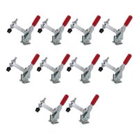 Genérico - Pack 10 Clamp Presión Vertical Gh-12130 227Kg Tirador Rápido
