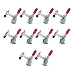 Genérico - Pack 10 Clamp Presión Vertical Gh-12130 227Kg Tirador Rápido