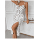 thumbnail image 3 of Vestido De Mujer Maxi Largo Estampado Floral Anudado Tirantes, 3 of 4