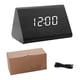 thumbnail image 1 of Reloj Digital Despertador Triangular Negro, 1 of 3