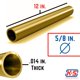 thumbnail image 5 of Tubo de latón K&S Precision Metals de 15,9 mm x 30 cm, 5 of 6