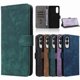 thumbnail image 4 of Funda Billetera para Samsung Galaxy S25 Edge con Soporte - Cartera de Cuero con Ranuras Verde, 4 of 5