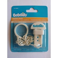 Babelito - Prendedor Con Cadena Blanco