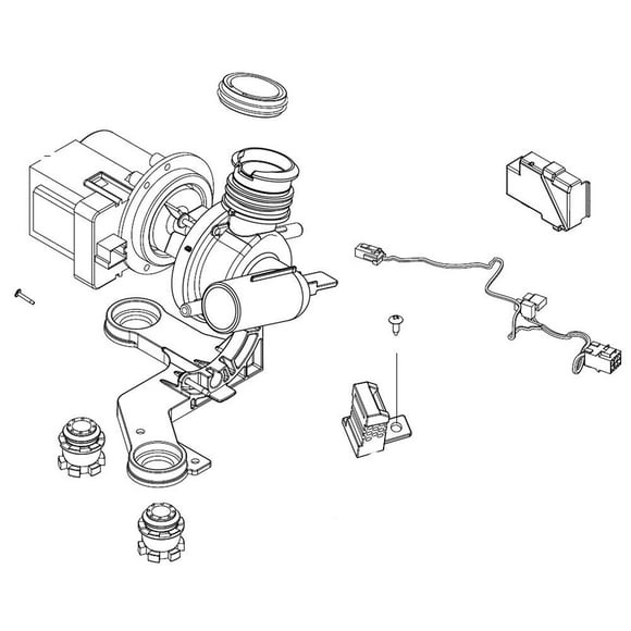 Pieza OEM del conjunto de bomba de drenaje de lavadora Samsung DC97-19289B